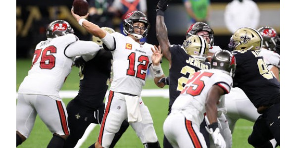 Tampa Bay Buccaneers sämsta poäng i historien är 3-38 förlorad för New Orleans Saints